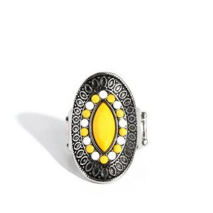 Paparazzi Artisan Expression Yellow Ring